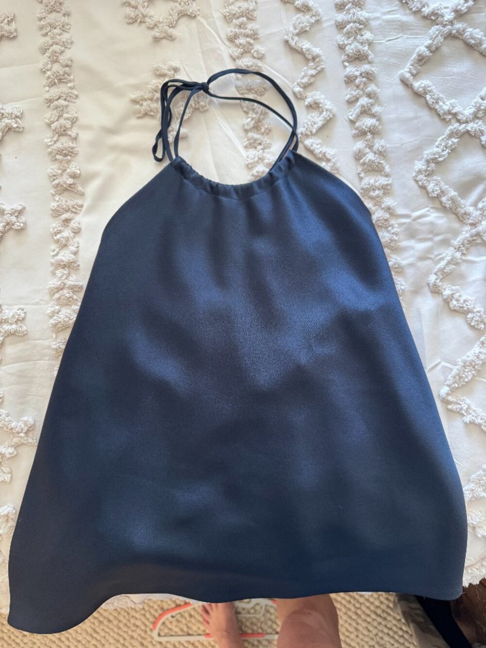 NWT DREW Drake Navy Halter Top Size 32 $210